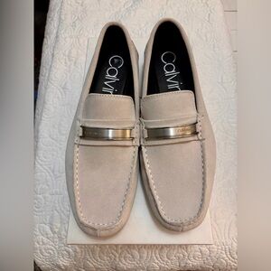 Calvin Klein Merle Men's Milky Suede Loafers 10.5M